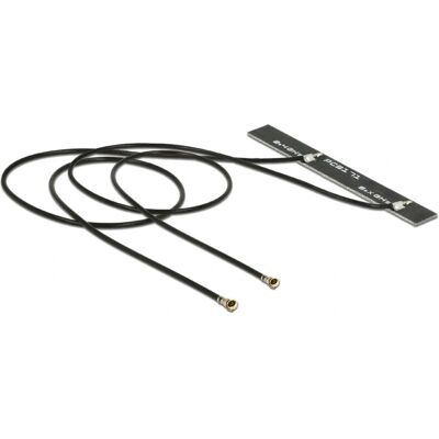 Antena de red DeLOCK 89571 - Dual Wi-Fi MHF 5 dBi Antena de red DeLOCK 89571 - Dual Wi-Fi MHF 5 dBi