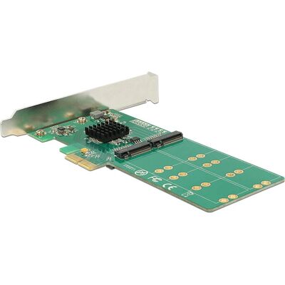 DeLOCK 89588 PCIe zu 4 M.2 SATA Adapter - Low Profile DeLOCK 89588 PCIe zu 4 M.2 SATA Adapter - Low Profile