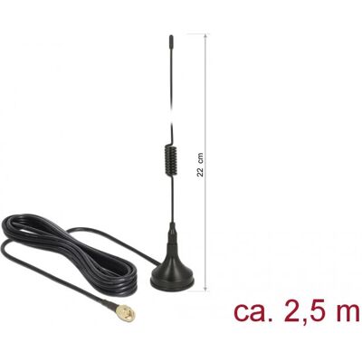 DeLOCK 89613 Außentennen LTE GSM UMTS - 2 dBi DeLOCK 89613 Außentennen LTE GSM UMTS - 2 dBi