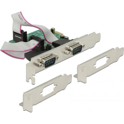 Tarjeta PCI Express DeLOCK - 2 RS-232 - Alta Velocidad Tarjeta PCI Express DeLOCK - 2 RS-232 - Alta Velocidad