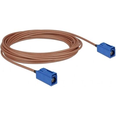DeLOCK 89666 cable coaxial - 5 m RG-316 Fakra C Azul, Marrón - cable coaxial DeLOCK 89666 cable coaxial - 5 m RG-316 Fakra C Azul, Marrón - cable coaxial