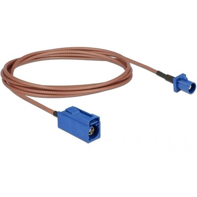 DeLOCK 89669 câble coaxial - 1,8 m - Bleu, Marron - Câble coaxial - Publicité DeLOCK 89669 câble coaxial - 1,8 m - Bleu, Marron - Câble coaxial - Publicité