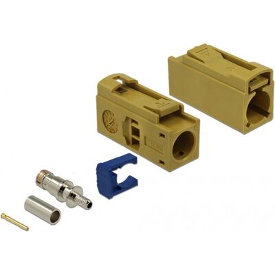 DeLOCK 89694 - Connecteur coaxial - Haute fréquence - FAKRA K - 1 pièce - Publicité DeLOCK 89694 - Connecteur coaxial - Haute fréquence - FAKRA K - 1 pièce - Publicité
