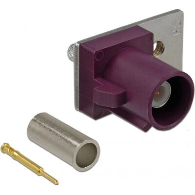 Connecteur coaxial DeLOCK 89744 - RAL 4004 - FAKRA D - Haute fréquence - Publicité Connecteur coaxial DeLOCK 89744 - RAL 4004 - FAKRA D - Haute fréquence - Publicité