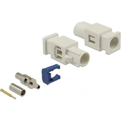 DeLOCK 89756 Koaxialstecker - RF B Männlich Crimp - Weiß DeLOCK 89756 Koaxialstecker - RF B Männlich Crimp - Weiß