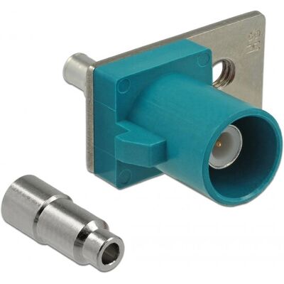 DeLOCK 89812 Koaxialanschluss - Wasserblau - Hochfrequenz DeLOCK 89812 Koaxialanschluss - Wasserblau - Hochfrequenz