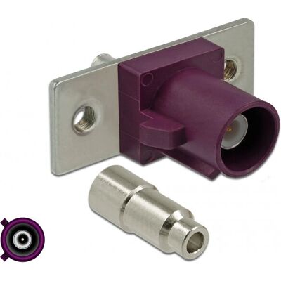 DeLOCK 89819 coaxial connector - Violet - HF FAKRA D DeLOCK 89819 coaxial connector - Violet - HF FAKRA D
