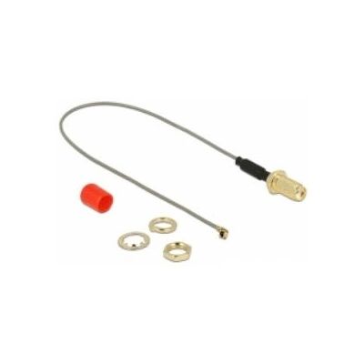 Cavo coassiale DeLOCK 89833 - 50 Ohm - Grigio - 20cm Cavo coassiale DeLOCK 89833 - 50 Ohm - Grigio - 20cm