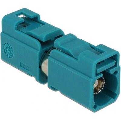DeLOCK 89856 Koaxialstecker - Wasserblau - 1 Stück DeLOCK 89856 Koaxialstecker - Wasserblau - 1 Stück