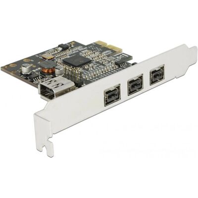 Tarjeta PCIe Delock 89864 Firewire - 3 FireWire 800 externas y 1 interna Tarjeta PCIe Delock 89864 Firewire - 3 FireWire 800 externas y 1 interna