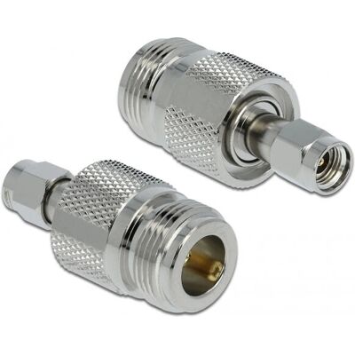 DeLOCK 89903 Kaapelin Sukupuunnvaihtaja - RP-SMA, Harmaa DeLOCK 89903 Kaapelin Sukupuunnvaihtaja - RP-SMA, Harmaa