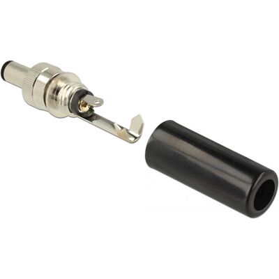 DeLOCK 89915 Drahtverbinder - Lötbar, 5,5x2,1mm, Schwarz DeLOCK 89915 Drahtverbinder - Lötbar, 5,5x2,1mm, Schwarz