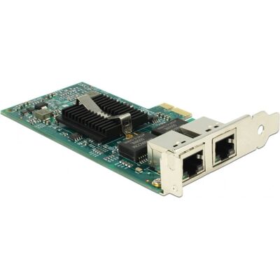 DeLOCK 89944 Hálózati kártya - Duál Gigabit Ethernet PCIe x1 DeLOCK 89944 Hálózati kártya - Duál Gigabit Ethernet PCIe x1