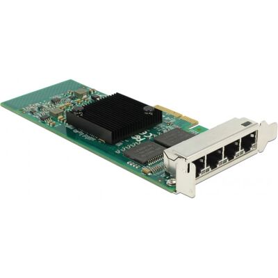 Scheda di rete Ethernet interna DeLOCK 89946 - 4 porte Gigabit - PCI Express 2.1 x4 Scheda di rete Ethernet interna DeLOCK 89946 - 4 porte Gigabit - PCI Express 2.1 x4