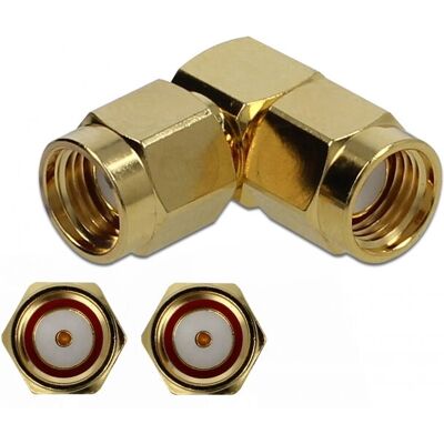 Connettore cavo RP-SMA Gold DeLOCK 89949 - Adattatore RF Connettore cavo RP-SMA Gold DeLOCK 89949 - Adattatore RF