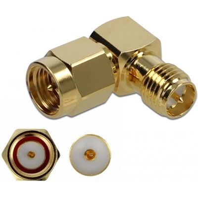 Connettore SMA a RP-SMA oro - DeLOCK 89955 Connettore SMA a RP-SMA oro - DeLOCK 89955