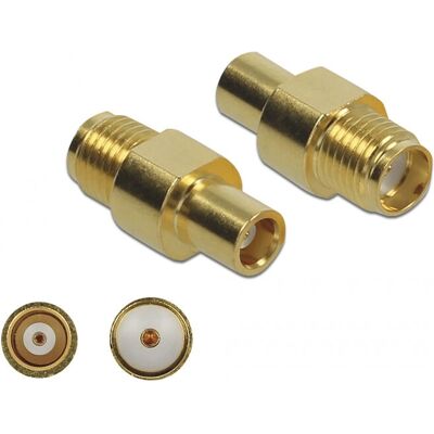 Adattatore antenna SMA a MCX DeLOCK 89958 oro Adattatore antenna SMA a MCX DeLOCK 89958 oro