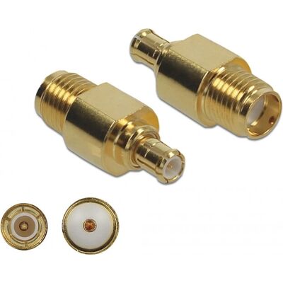 Adaptador de Antena DeLOCK - SMA Hembra a MCX Macho - 10 GHz Adaptador de Antena DeLOCK - SMA Hembra a MCX Macho - 10 GHz