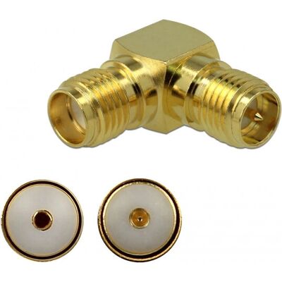 DeLOCK 89965 Adattatore RF Oro Coassiale SMA 90° - Connettore coassiale DeLOCK 89965 Adattatore RF Oro Coassiale SMA 90° - Connettore coassiale
