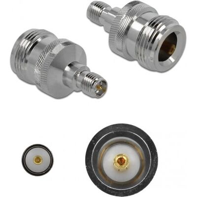 Adapter antenowy DeLOCK 89987 Nikiel RP-SMA - 10 GHz Adapter antenowy DeLOCK 89987 Nikiel RP-SMA - 10 GHz