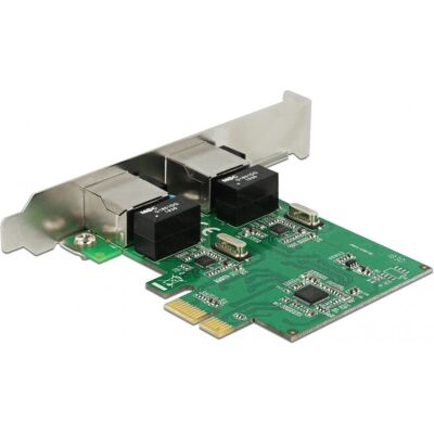 Placă de rețea DeLOCK 89999 - 2 porturi, 1Gbps, Verde - WLAN intern Placă de rețea DeLOCK 89999 - 2 porturi, 1Gbps, Verde - WLAN intern