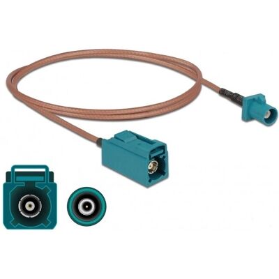 DeLOCK 90005 Koaxialkabel - RG-316/U - Beige - 1m - Koaxial DeLOCK 90005 Koaxialkabel - RG-316/U - Beige - 1m - Koaxial