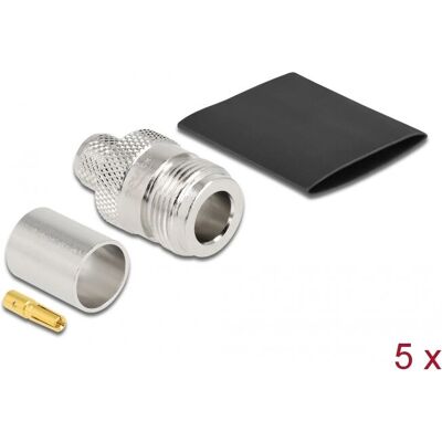 DeLOCK 90023 Koaxialstecker N-Typ mit Schrumpfschlauch - Koaxialverbinder DeLOCK 90023 Koaxialstecker N-Typ mit Schrumpfschlauch - Koaxialverbinder
