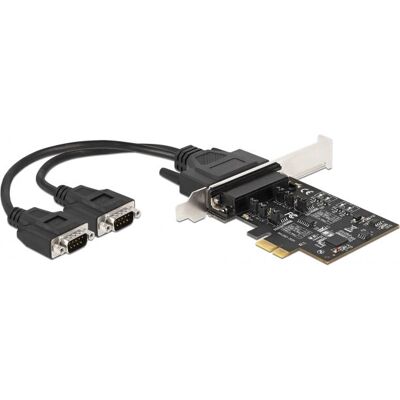 Delock PCIe RS-422/485 Karte - Low Profile - Schwarz Delock PCIe RS-422/485 Karte - Low Profile - Schwarz