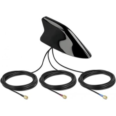 Antenne voiture DeLOCK 90052 - Multibande GPS LTE Wi-Fi aileron de requin - Publicité Antenne voiture DeLOCK 90052 - Multibande GPS LTE Wi-Fi aileron de requin - Publicité