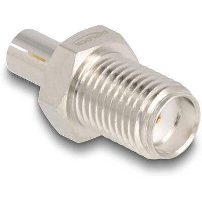 Connecteur coaxial Delock 90108 - Impédance 50Ω - SMA femelle à TS9 mâle - Publicité Connecteur coaxial Delock 90108 - Impédance 50Ω - SMA femelle à TS9 mâle - Publicité