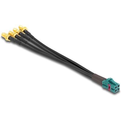 DeLOCK 90127 Koaxialkabel - 0,2 m Schwarz DeLOCK 90127 Koaxialkabel - 0,2 m Schwarz