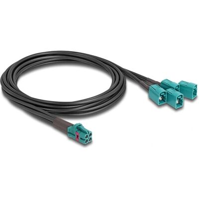 DeLOCK 90140 câble coaxial - 1m aqua - Câble de données et antenne DeLOCK 90140 câble coaxial - 1m aqua - Câble de données et antenne