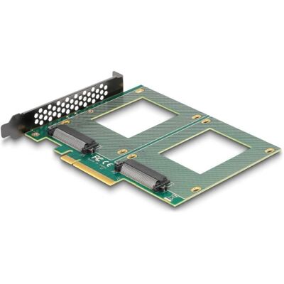 DeLock 90162 Tárolókártya - Támogatja 2 U.2 SSD-t PCIe x8 DeLock 90162 Tárolókártya - Támogatja 2 U.2 SSD-t PCIe x8