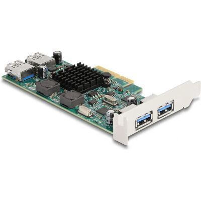 Placă de interfață PCIe USB 3.2 Gen 1 DeLOCK 90282 Placă de interfață PCIe USB 3.2 Gen 1 DeLOCK 90282