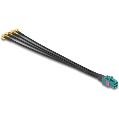 Câble coaxial DeLOCK 90283 - 0,2 m Mini FAKRA Z 4 x SMA Noir Câble coaxial DeLOCK 90283 - 0,2 m Mini FAKRA Z 4 x SMA Noir