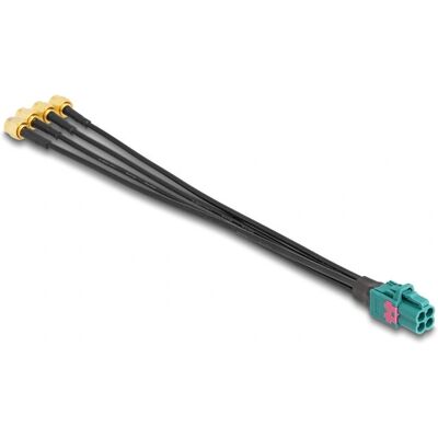 Câble coaxial DeLOCK 90289 - 0,2 m - Noir Câble coaxial DeLOCK 90289 - 0,2 m - Noir