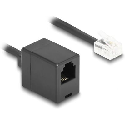 DeLOCK 90347 Schwarzes Spiralkabel für Telefon - 10m DeLOCK 90347 Schwarzes Spiralkabel für Telefon - 10m
