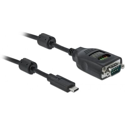 Adaptateur USB Type-C vers RS-232 avec 9 LED - 2m Adaptateur USB Type-C vers RS-232 avec 9 LED - 2m