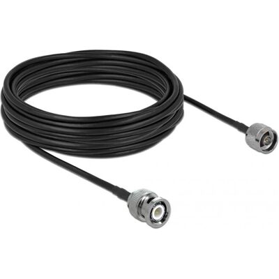 Câble coaxial DeLOCK 90425 - 10m - Noir - BNC à N - Haute fréquence Câble coaxial DeLOCK 90425 - 10m - Noir - BNC à N - Haute fréquence