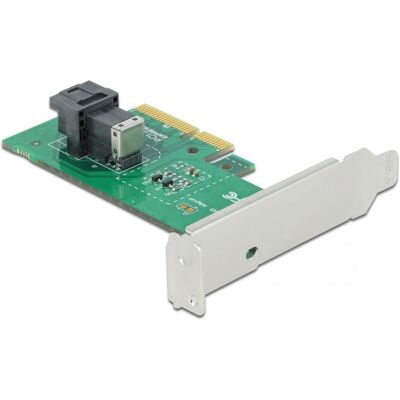 Delock PCIe x4 NVMe Karte - Low Profile - U.2 64 Gbps Delock PCIe x4 NVMe Karte - Low Profile - U.2 64 Gbps