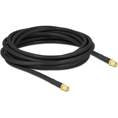 Câble coaxial DeLOCK LMR300 - 5m Noir Câble coaxial DeLOCK LMR300 - 5m Noir