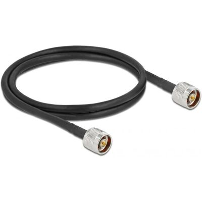 DeLock 90453 Koaxialkabel - 1m - Schwarz - Hochfrequenz DeLock 90453 Koaxialkabel - 1m - Schwarz - Hochfrequenz