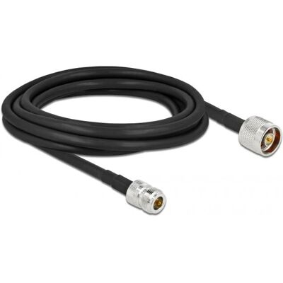 Cavo coassiale DeLOCK 90457 - Connettore N - 3m - Nero - Alta frequenza Cavo coassiale DeLOCK 90457 - Connettore N - 3m - Nero - Alta frequenza