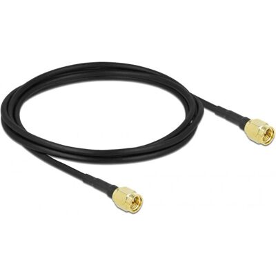 DeLOCK 90469 koaksialkabel LMR100 sort 2 m DeLOCK 90469 koaksialkabel LMR100 sort 2 m