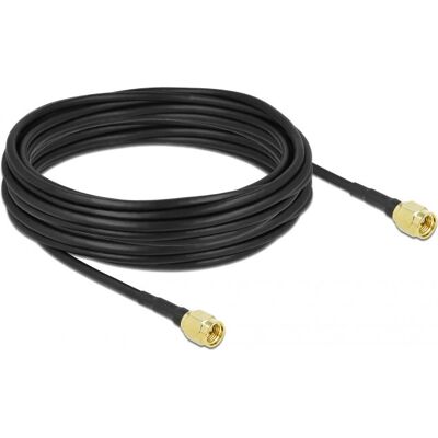 Câble coaxial DeLOCK LMR100 - 10m Noir Câble coaxial DeLOCK LMR100 - 10m Noir