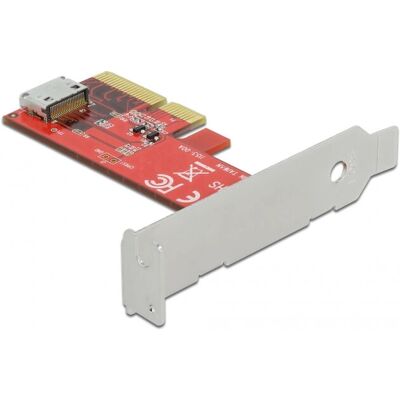 Adaptador NVMe PCIe x4 de perfil bajo DeLOCK - Tarjeta de interfaz Adaptador NVMe PCIe x4 de perfil bajo DeLOCK - Tarjeta de interfaz