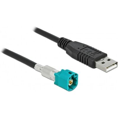 DeLock 90489 Koaxialkabel - 0,5 m - Schwarz DeLock 90489 Koaxialkabel - 0,5 m - Schwarz