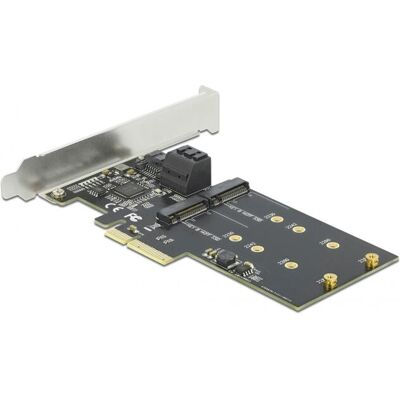 Carte PCIe M.2 SATA interne DeLOCK 90499 - Contrôleur de stockage à profil bas Carte PCIe M.2 SATA interne DeLOCK 90499 - Contrôleur de stockage à profil bas