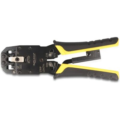 DeLOCK Universelle Kabelzange - Netzwerk Crimpzange für RJ50, RJ45, RJ12/11, 4P DeLOCK Universelle Kabelzange - Netzwerk Crimpzange für RJ50, RJ45, RJ12/11, 4P