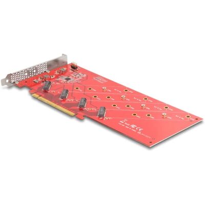 DeLock 90617 PCIe x16 zu 4 x intern NVMe M.2 Karte DeLock 90617 PCIe x16 zu 4 x intern NVMe M.2 Karte